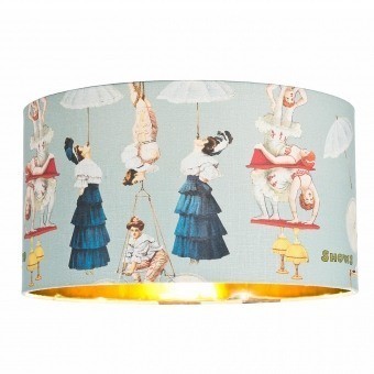 The Great Show Blue Lampshade d35xh22 cm Mindthegap