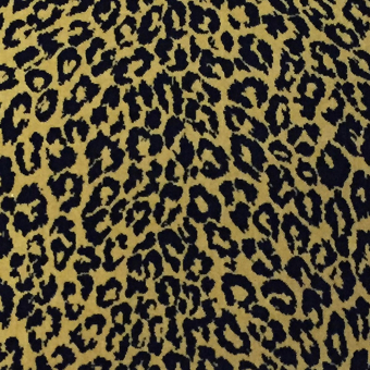 Velours Leopard Bleu Edmond Petit