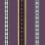 Stoff Rayure Broderie Edmond Petit Aubergine 18497