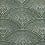 Tissu Feather Fan Cole and Son Cream on Olive Green F111/8029