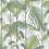 Leinen Stoff Palm Jungle Cole and Son Olive Green on White F111/2007LU