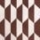 Tissu Tile Cole and Son Dark Ginger/Cream F111/9035