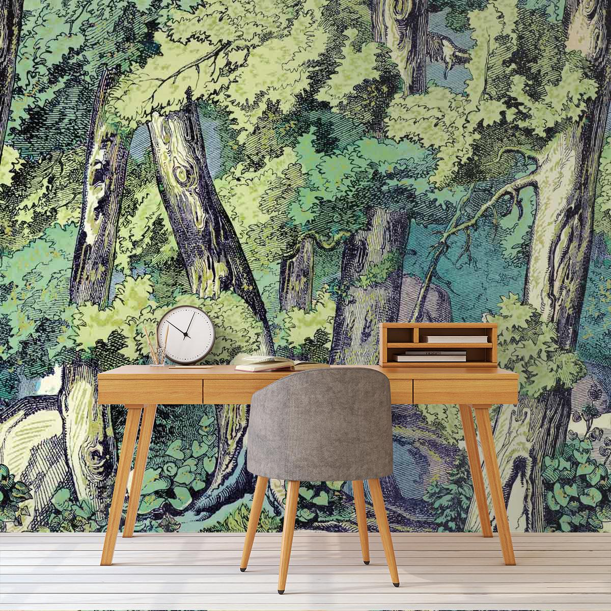 Papier peint forêt, acheter du papier peint avec la forêt panoramique