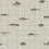 Carta da parati panoramica Ancient Nature Fish Texturae Taupe TXWR16258