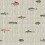 Carta da parati panoramica Ancient Nature Fish Texturae Taupe TXWR16258