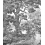 Papier peint panoramique Forêt 2 Maison Images d'Epinal 265x318 cm - 3 lés - côté gauche Foret-02-A-Gauche-265x318