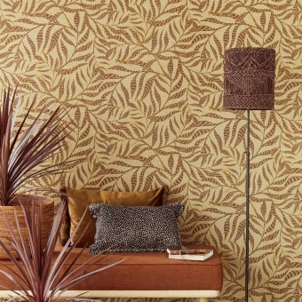 Papier peint Bay Leaf - Terra