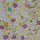 Fleurs et Oiseaux Fabric Casal Indigo/Prune 30411-1596