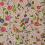 Fleurs et Oiseaux Fabric Casal Grenat/Rose 30411-8090