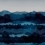 Carta da parati panoramica Midnatt Sandberg Dark blue 637-04 180x271cm