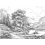 Papier peint panoramique Lac Maison Images d'Epinal 435x316 cm - 6 lés - complet Lac-Complet-435x316