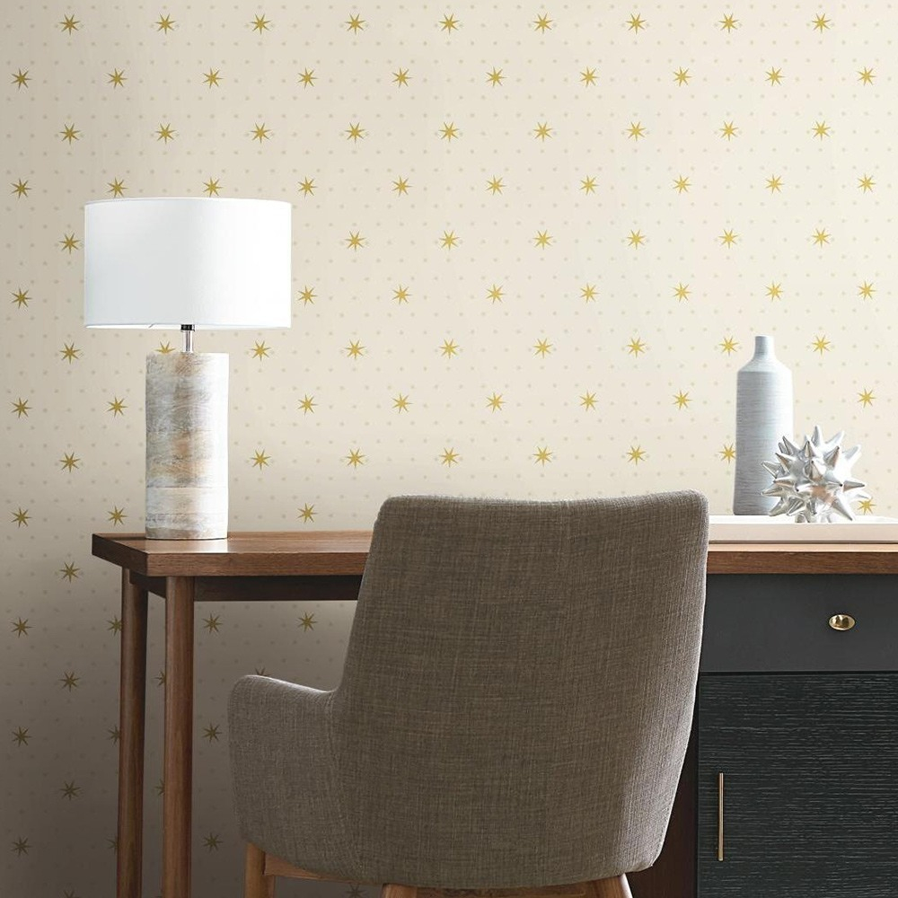 Stella Star Wallpaper - York Wallcoverings
