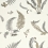 Ferns Wallpaper GP & J Baker Dove Grey/Silver BW45044/4