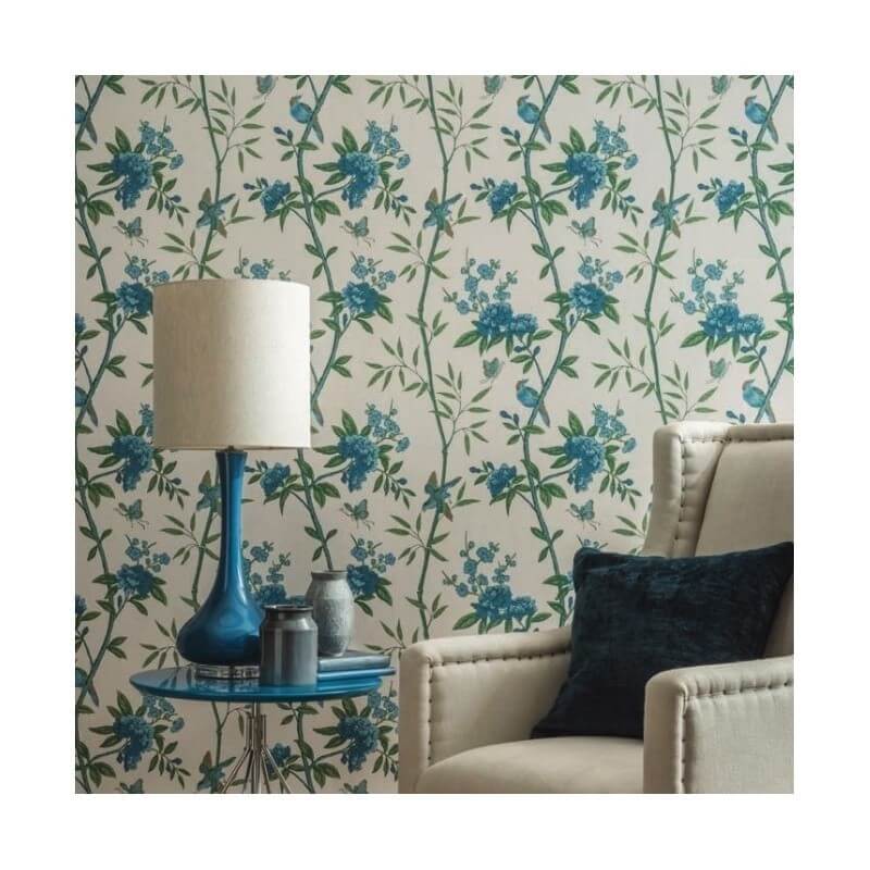 Peony & Blossom Wallpaper GP & J Baker