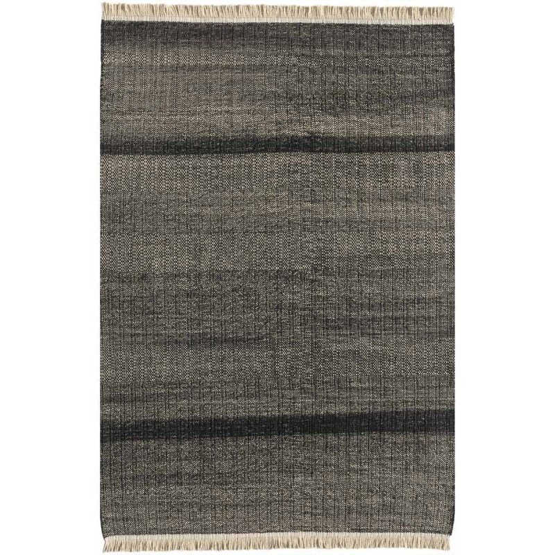 Tres Texture Black in-outdoor Rug