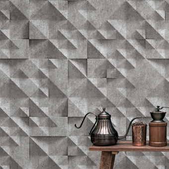 Concrete 2 Panel Grey Walls by Patel