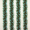 Tela Rayure Fleurie Edmond Petit Bleu/Vert 11416