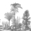 Carta da parati panoramica Aloes Les Dominotiers Grey DOM306/1