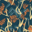 Prosa Wallpaper Tres Tintas Barcelona Green/Orange RU3405-1