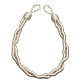 Curl cord tieback Silver Sahco