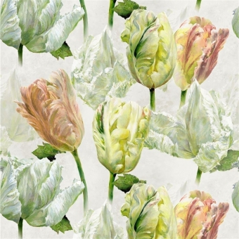 Tissu Spring Tulip Buttermilk Designers Guild