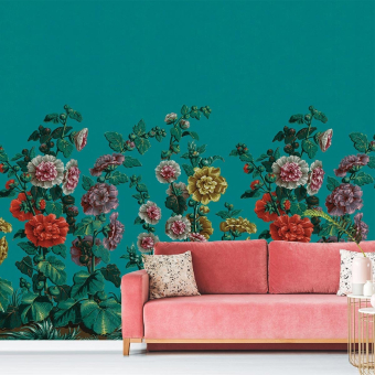 Carta da parati panoramica Roses Trémières