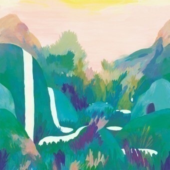 Papier peint panoramique Les Cascades