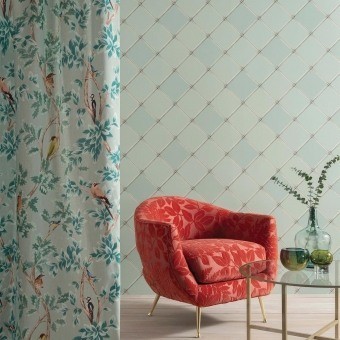 Palm House Trellis Wallpaper