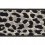 84 mm Leopard Braid Houlès Noir 32003-9900