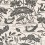 Heron & Lotus Flower Wallpaper GP & J Baker Black/White BW45089.1