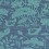 Papel pintado Heron & Lotus Flower GP & J Baker Teal/Blue BW45089.4