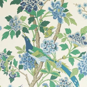 Papier peint Hydrangea Bird