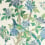 Carta da parati Hydrangea Bird GP & J Baker Emerald/Blue BW45091.1