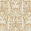 Zelda Wallpaper York Wallcoverings White/Gold NV5534