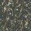 Marbled Endpaper Wallpaper York Wallcoverings Black/Gold NV5591
