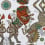 Papier peint Caspian Emma J. Shipley by Clarke and Clarke Gold W0113/03