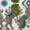 Papier peint Caspian Emma J. Shipley by Clarke and Clarke Lime W0113/04