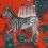 Papel pintado Lost World Emma J. Shipley by Clarke and Clarke Red W0117/05