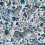 Protea Wallpaper Clarke and Clarke Blue W0119/01