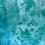 Carta da parati panoramica Zoothera Quinsaï Turquoise QS-007BAA