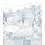 Papeles pintados panorámico Coromandel Indigo Bien Fait 240x280 cm - 4 lés BF-COR-IND-SM