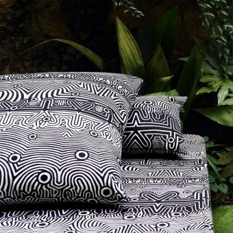Outdoor Labyrinthe Fabric Noir Jean Paul Gaultier