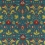 Oiseaux de Paradis Fabric Zoffany Prussian Blue ZAQF333091