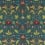 Stoff Oiseaux de Paradis Zoffany Prussian Blue ZAQF333091