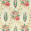 Stoff Desert Flower II Zoffany Crimson/Teal ZAQF322694