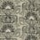 Tissu Pomegranate Zoffany Gargoyle/Bone Black ZDAF322692