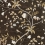 Chambalon Trail Wallpaper Zoffany Antique Gold/Vine Black ZDAR312850