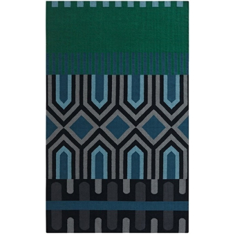Alfombras Ndebele Green