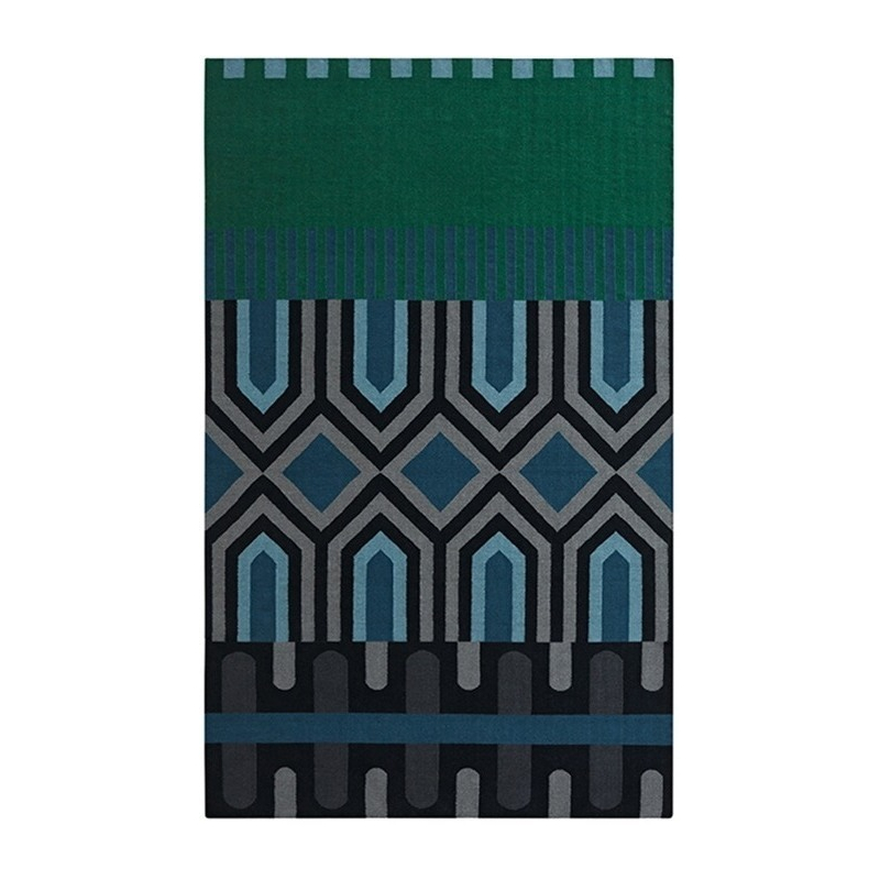 Tappeti Ndebele Green