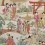 Carta da parati Geishas Manuel Canovas Fuchsia 3092-02